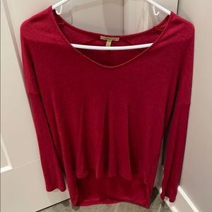 Bordeaux soft cranberry long sleeve